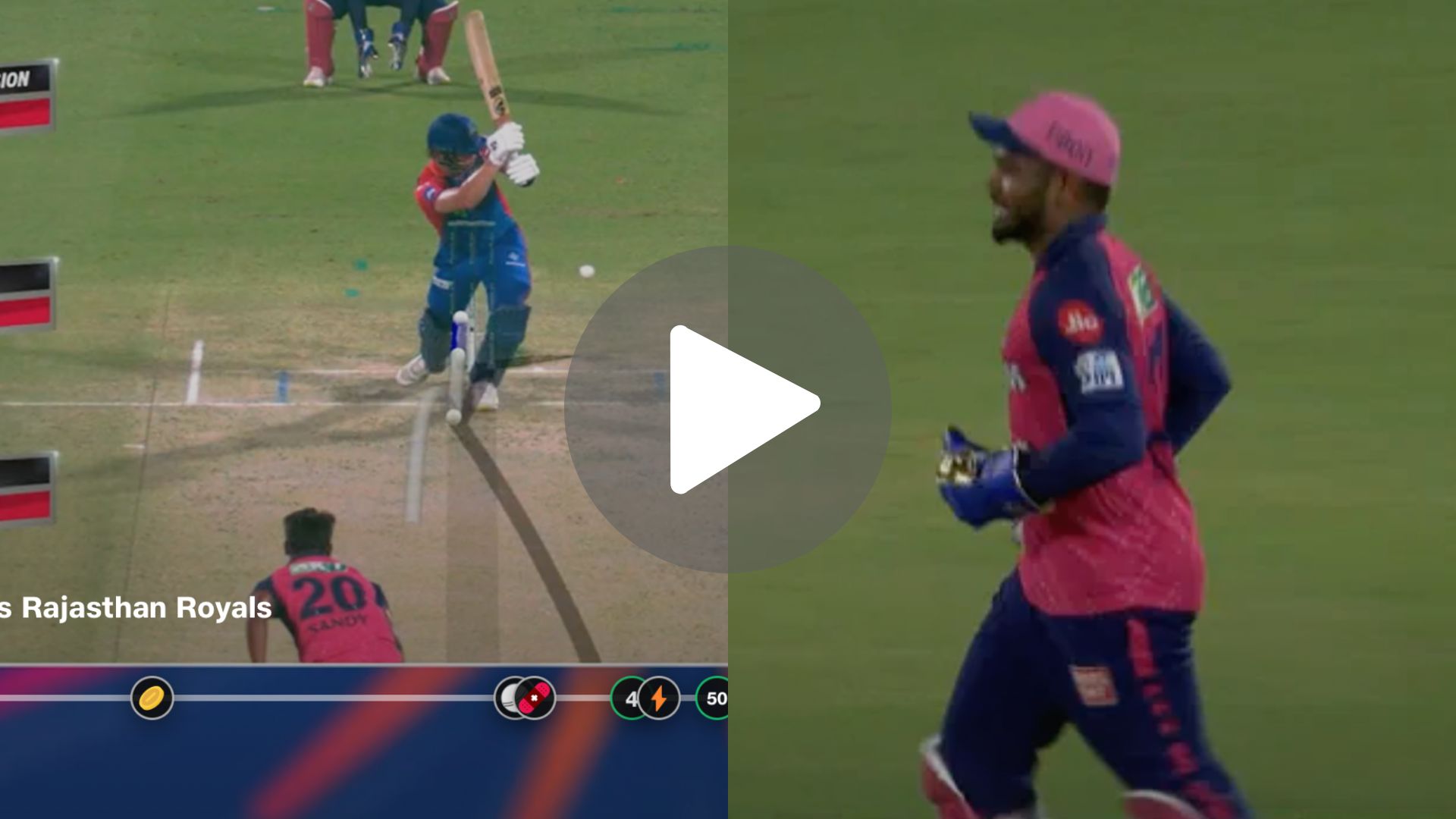 [Watch] Samson Roars Like Kohli As Sandeep Traps Stubbs With A Bumrah-esque Yorker